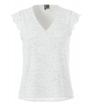 Pieces naiste pluus 17154614*01, valge/cloud