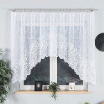 Markizeta kardin Kingaa, 300x140 cm, valge