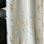 Markizeta kardin Marma, 140x250 cm, hall/kuldne