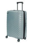 Keskmise suurusega kohver SwissBags Diamond cut 67 cm metallik-sinine