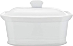 Cosy & Trendy rh46635 pasteediterrine keraamilise kaanega, valge, 20 x 14.5 x 8.5 cm