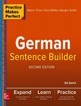 PRACTICE MAKES PERFECT GERMAN SENTENCE BUILDER, PRACTICE MAKES PERFECT GERMAN SENTENCE BUILDER