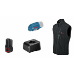 Bosch Professional GHV 12+18V XA heated jacket size 3XL, with 12V battery - 06188000G9