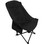 Kokkupandav tool Enero Camp, 46x46x90 cm, must