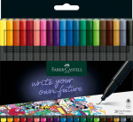 Tindipliiats Faber-Castell FinePen 0.4mm 20-v&auml;rvi, FC516200