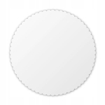 Paberist &uuml;mmargune koogivorm 30 cm eko bio strong valge 100 tk., Popierinis apvalus 30 cm tortų padėklas "eko bio strong white" 100 vnt.