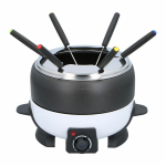 Elektriline fond&uuml;earvesti - ALPINA - Deluxe K&ouml;&ouml;gimees - 800W - 2L Non-stick pliit - 6 Roostevabast terasest kahvleid