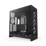 Keskmise torniga korpus NZXT H9 Flow RGB+ - Kahe kambri - 3 RGB ventilaatorit - Must - CM-H92FB-P1