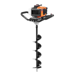 Bensiinimootoriga augu puur 52CC 1450W ja puurvarrastega