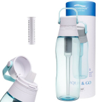 Aqualogis Aqua&Go veepudel filtriga &ndash; 750 ml, taevasinine