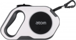 Automaatne jalutusrihm Atom, valge, 5 m