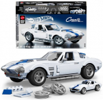 Konstruktorkomplekt Mattel Brick Shop Hot Wheels Corvette Grand Sport JGR31, 918 osa.