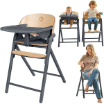 Multifunktsionaalne puidust 3in1, s&ouml;&ouml;gitool Lionelo Celia 3in1 Grey Wood