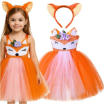Disguise Fox Tutu Tulle kleit t&uuml;drukute jaoks Prom ja Halloween L