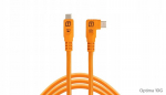 Tether Tools kaabel USB-C - USB-C TetherPro Optima 10G Right Angle 1,8m, oranž