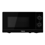 Mikrolaineahi Teka MW FS20 G BK 20L 700W grilliga 1000W 5 taset nupud must