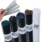 Keevitustraat Rosfix PP/EPDM &ndash; Must, Pikkus 42 cm, Sulamistemperatuur 260&ndash;330&deg;C, Kaal 50 g