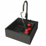 Skandinaavia talumajapidamise valamu t&auml;piline kraanikausi dosaator Tavo Granitan must