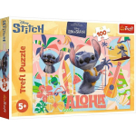 Kujunduspusle Trefl Disney &bdquo;Stitch and Friends in Action&ldquo; 100 t&uuml;kki