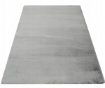Pehme helehall karusnahkvaip 300x200 cm