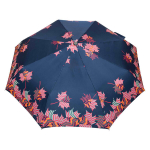 Naistele m&otilde;eldud automaatselt avanev ja sulguv vihmavari, Carbon Steel, maple-leaves-navy, PARASOL