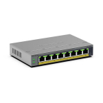 NETGEAR GS108EP-100EUS 8-port Gigabit PoE+ v&otilde;rk l&uuml;liti 62W Easy Smart ventilaatorita
