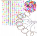 Happy people andy pidulik LED kardin, 3x3m, erinevate v&auml;rvidega