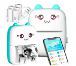 Kaasaskantav termoprinter + 5 tr&uuml;kipaberit, &otilde;nnelikud inimesed, andy