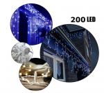 Happy people andy s&auml;rav 200LED v&auml;listingimuse &ldquo;tilgad&rdquo;, 8 m. k&uuml;lm valge flash