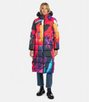 Huppa Naiste mantel GUDRUN, punane mustriga L, red pattern