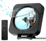 Kaasaskantav CD-m&auml;ngija Bluetoothi, LED-ekraani ja kahe k&otilde;lariga, must