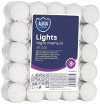 Bispol Aura Tealight k&uuml;&uuml;nlad, 50 tk, kuni kella 8ni. p&otilde;lemine