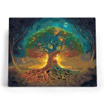 Numbritega maalimise komplekt 40x50 cm, Kosmilised Juurte, varvikas, MG2503e