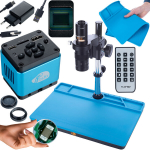 Mikroskoopikomplekt Rosfix Earth Pro MCEP-0.5X &ndash; 8,29 MP Kaamera, HDMI+USB-C, Silikoonmatt 380x260 mm