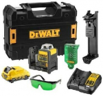 Ristjoonlaser DeWalt DCLE34031D1-QW, 18 V, akuga
