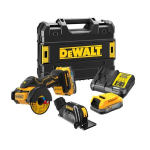 Akuga ketassaag DeWalt DCS438E2T-QW, 18V, akuga