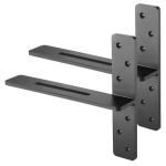 2 tk riiulikandurid 14 tolli (35.56 cm)
