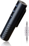 Bluetooth V5.0 audiovastuv&otilde;tja 3,5 mm AUX-pistikuga, must
