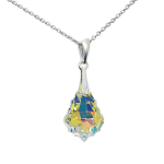 H&otilde;bedane ripats &bdquo;Baroque IV (Aurora Borealis)&ldquo; Swarovski&reg; kristallidega