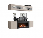 Biokaminaga sektsioon Asm Fly N2, beež