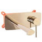 Sisseehitatav valamusegisti REA Oval, Gold, +Box