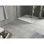 Ruudukujuline Du&scaron;ialus Mexen Hugo SMC, 90 x 90 cm, White+Inox