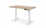 Reguleeritava k&otilde;rgusega kirjutuslaud Halmar B54, tamm/valge