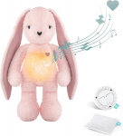 Pehme kaisuloom-soojendaja j&auml;nku valge m&uuml;raga myHummy 5in1, roosa