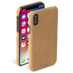 Krusell Broby nahk&uuml;mbris Apple iPhone XS Maxile - konjakipruun