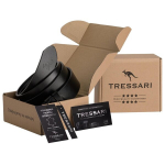 TRESSARI meeste p&uuml;ksirihm 125 cm 100% naturaalne nahk, must nahk