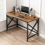T&ouml;&ouml;stuslik arvutilaua Rustic Brown Loft metallist retro laud