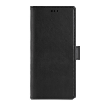 Krusell PhoneWallet &uuml;mbris Samsung Galaxy A73 5G-le - must, vegan nahast klapiga &uuml;mbris