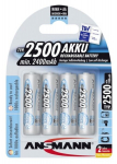 Ansmann akud 1x4 maxE NiMH 2500 Mignon AA 2400mAh