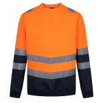 Regatta Pro Hi-Vis Sweat Top RETRF656, kollane/oranž, XXXL
